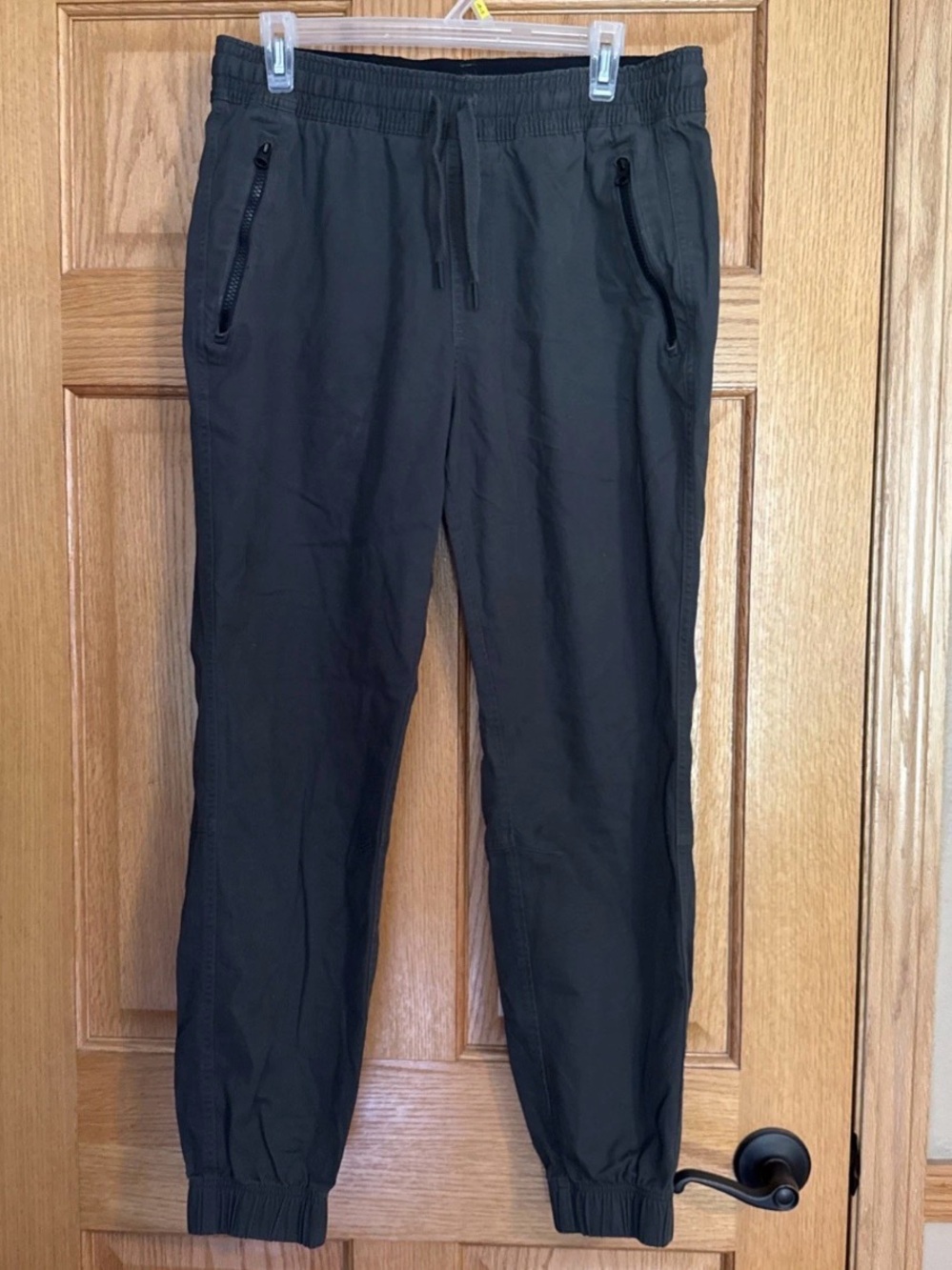 Under Armour Army Green Track Joggers with Zipper Pockets Large (Medium)